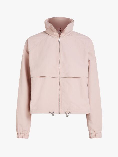 Pink Short Nylon Windbreaker  Women