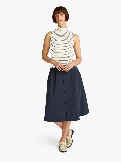 Multi Slim Fit Stripe Top  Women