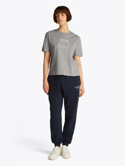 Grey Logo T-Shirt  Women