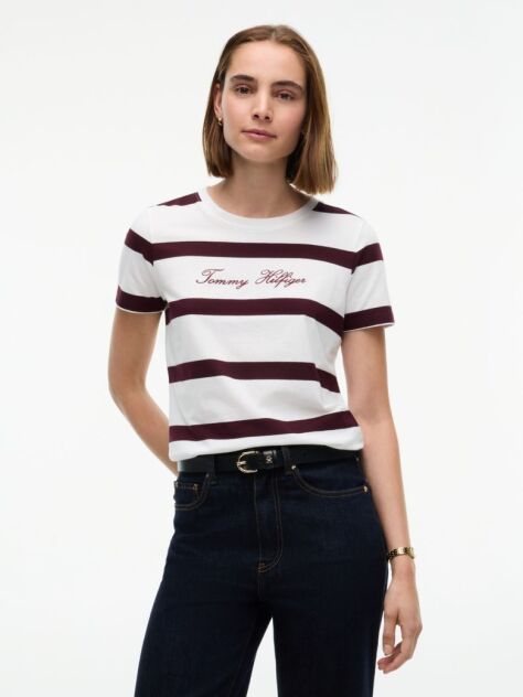 Multi T-Shirt Με Στρογγυλή Λαιμόκοψη Και Κεντητό Λογότυπο  Γυναίκες