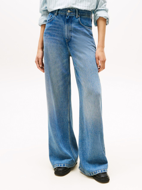 Blue Lana High Rise Wide Leg Jeans  Women