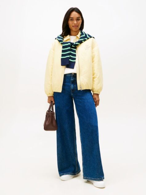 Blue 70s High Rise Wide Leg Jeans  Women