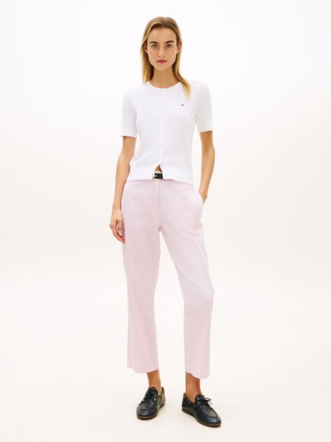 Μωβ Slim Παντελόνι Chinos Σε Ίσια Γραμμή  Γυναίκες