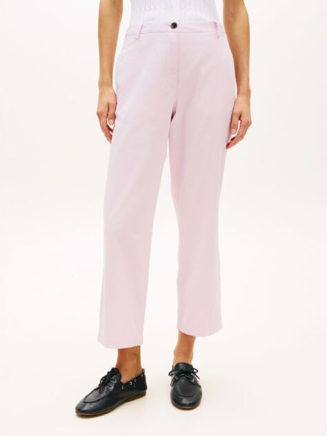 Μωβ Slim Παντελόνι Chinos Σε Ίσια Γραμμή  Γυναίκες