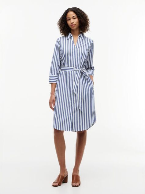 Multi Belted Relaxed Midi Shirt Dress  Women