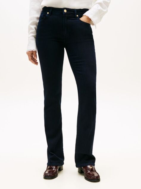 Blue High Rise Bootcut Jeans  Women