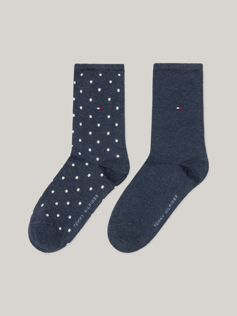 Blue Tommy Hilfiger Dot Women's Socks (2 pack)  Women