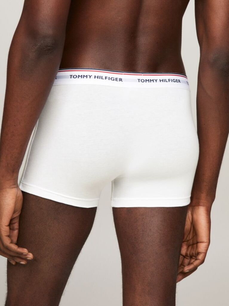 White 3-Pack Stretch Cotton Trunks  Men