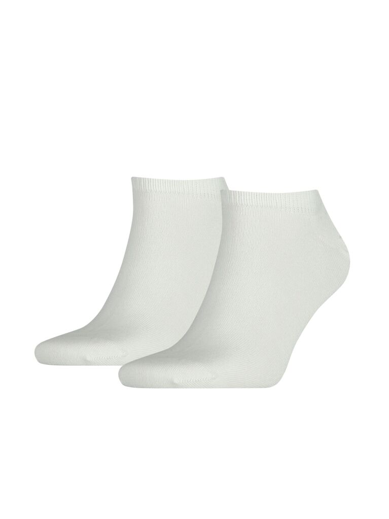 White 2-Pack Plain Trainer Socks  Men