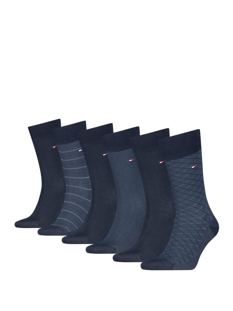 Blue 6-Pack Socks Gift Set  Men