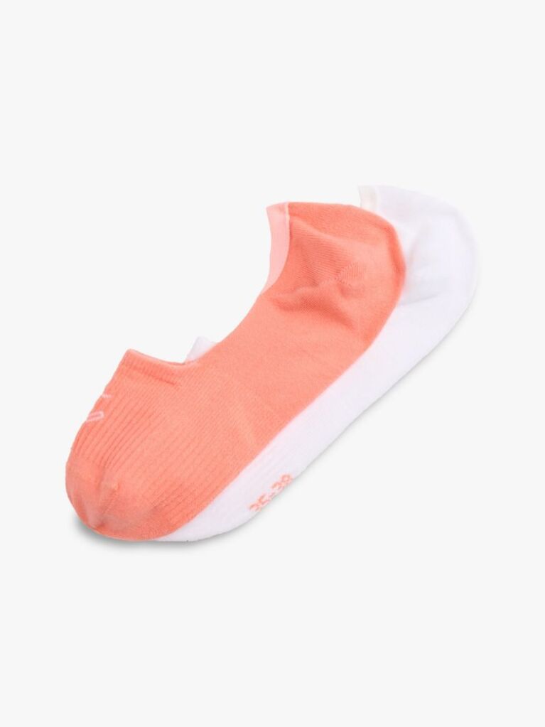 Multi 2-Pack Logo Ribbed Footie Socks  Women