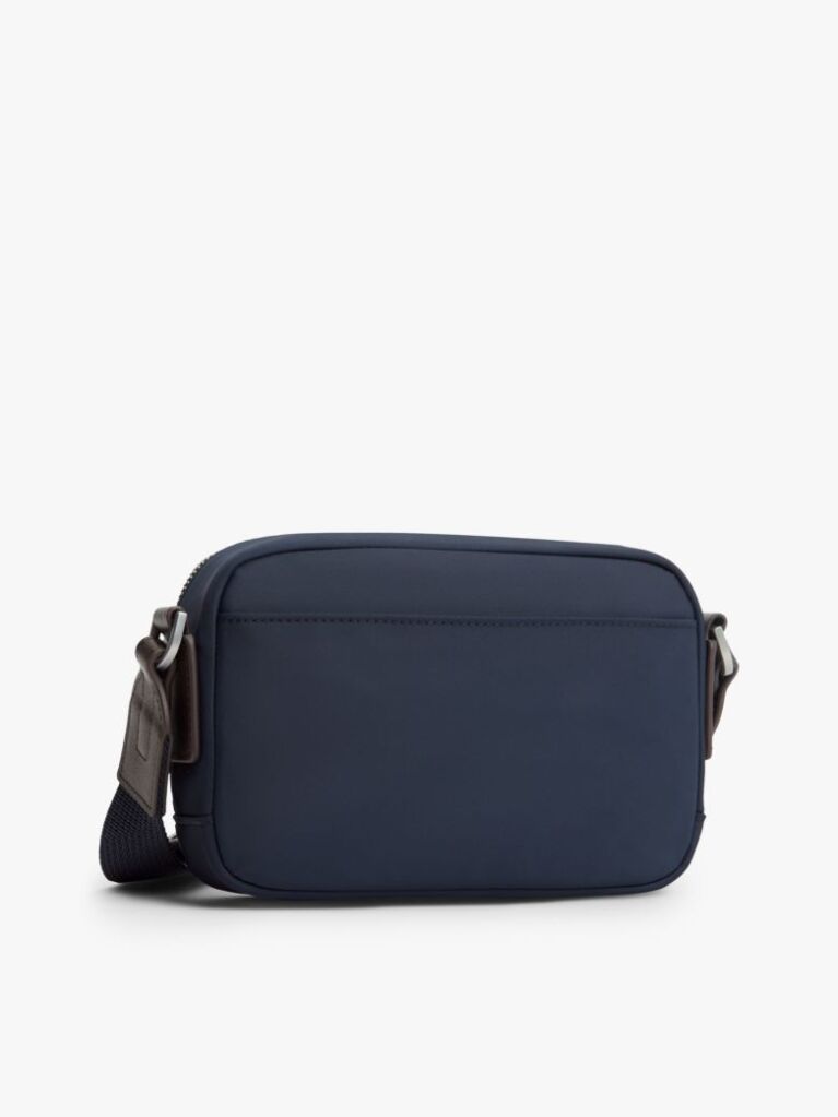 Blue Heritage Colour-Blocked Crossbody Camera Bag  Men