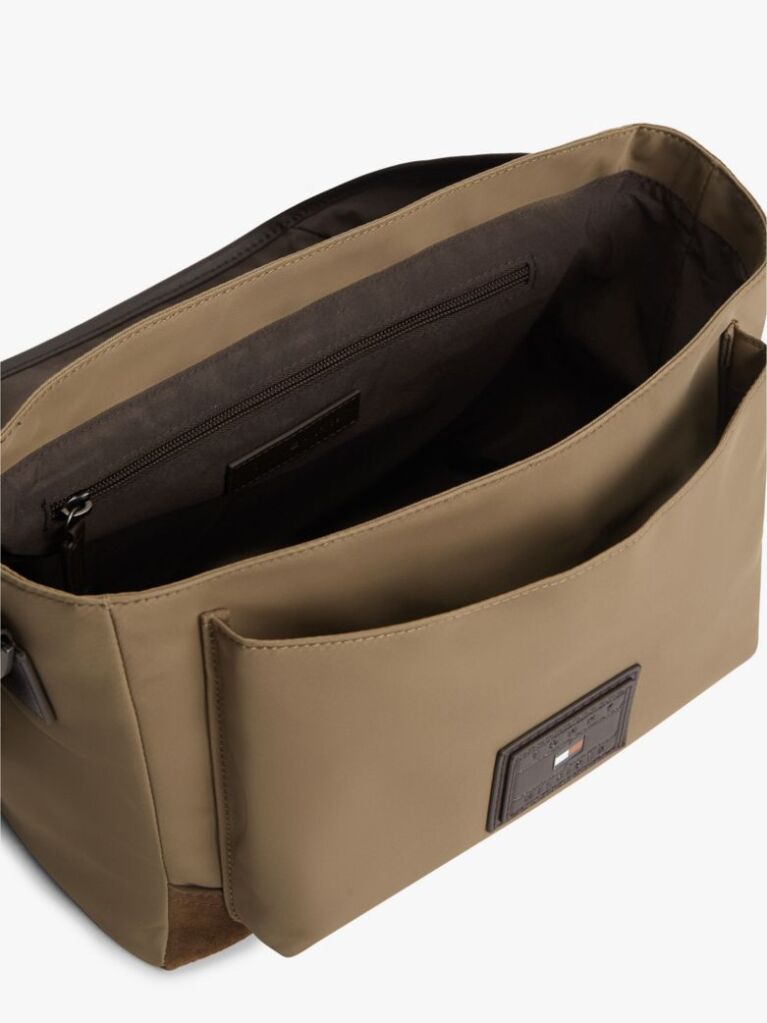 Καφέ Τσάντα Heritage Χιαστί Satchel Με Λογότυπο  Άνδρες