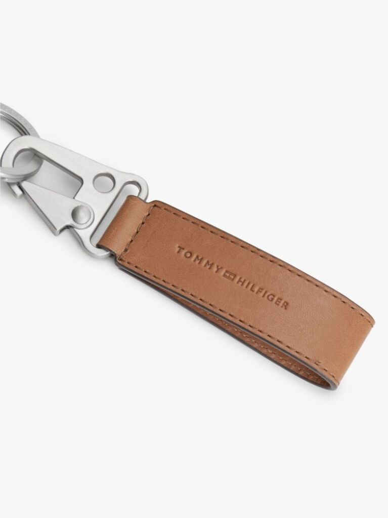 Brown Beach Leather Keyring  Men