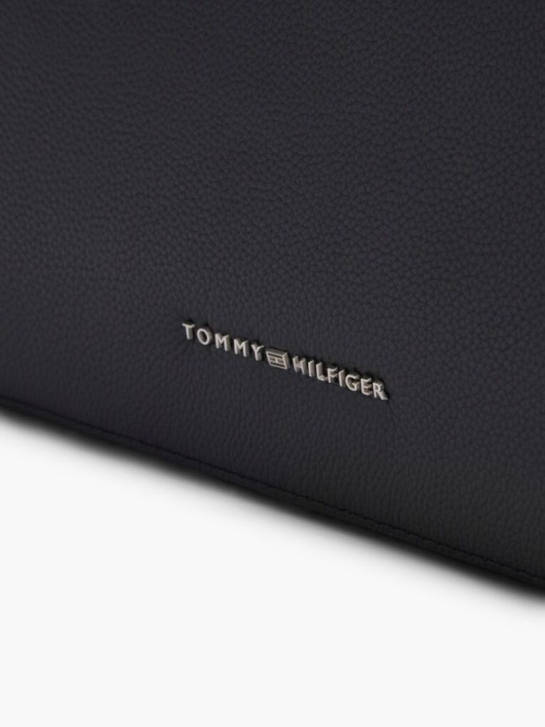 Black TH Business Leather Laptop Bag  Men