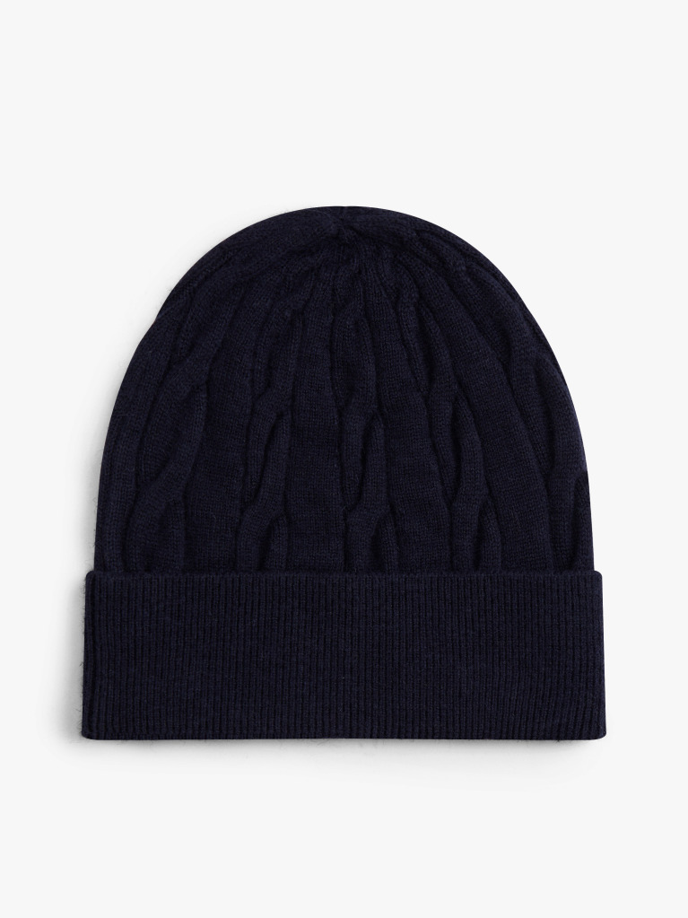 Blue TH Crest Knit Beanie  Kids Unisex