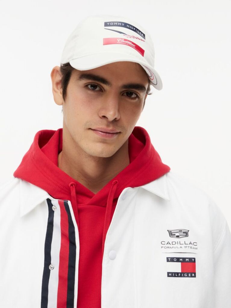 White TH x Cadillac Formula 1® Team Chevron Baseball Cap  Unisex