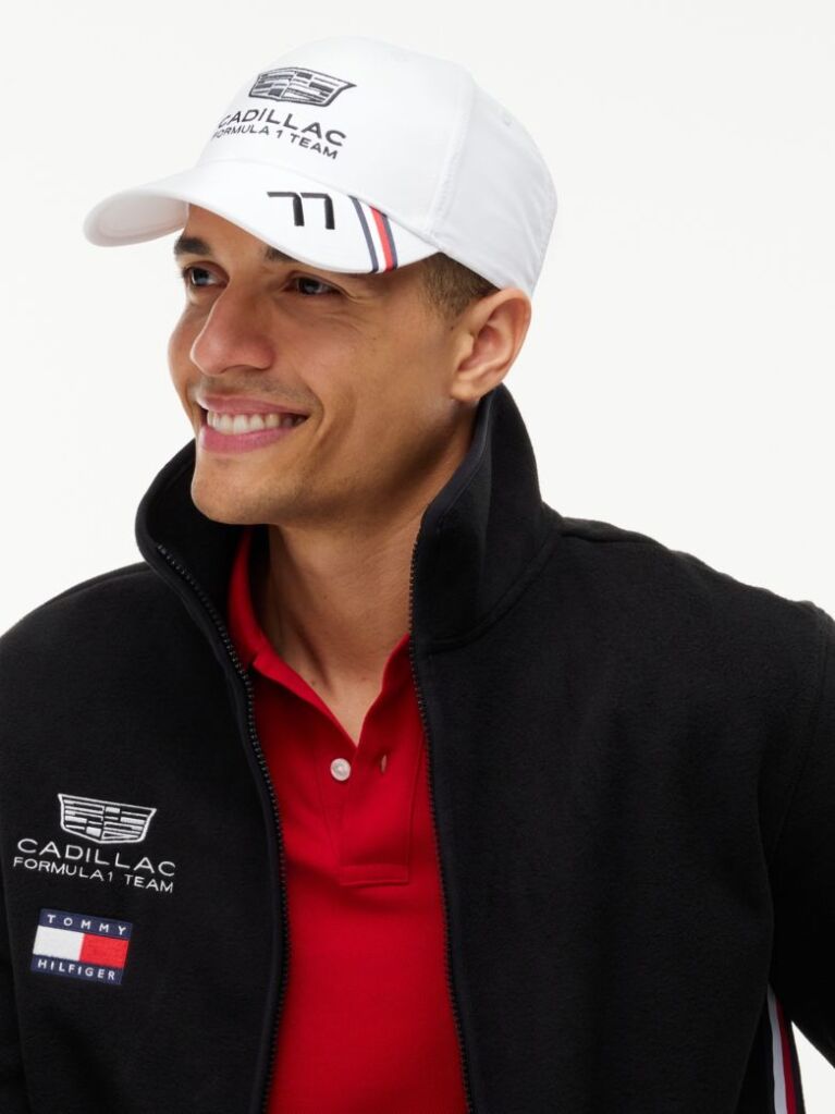 White TH x Cadillac Formula 1® Team Bottas 77 Baseball Cap  Unisex