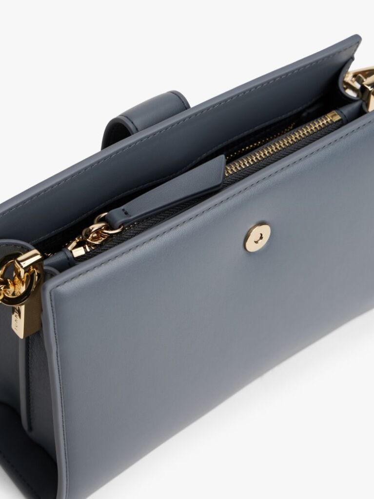 Grey Heritage TH Monogram Plaque Satchel  Women