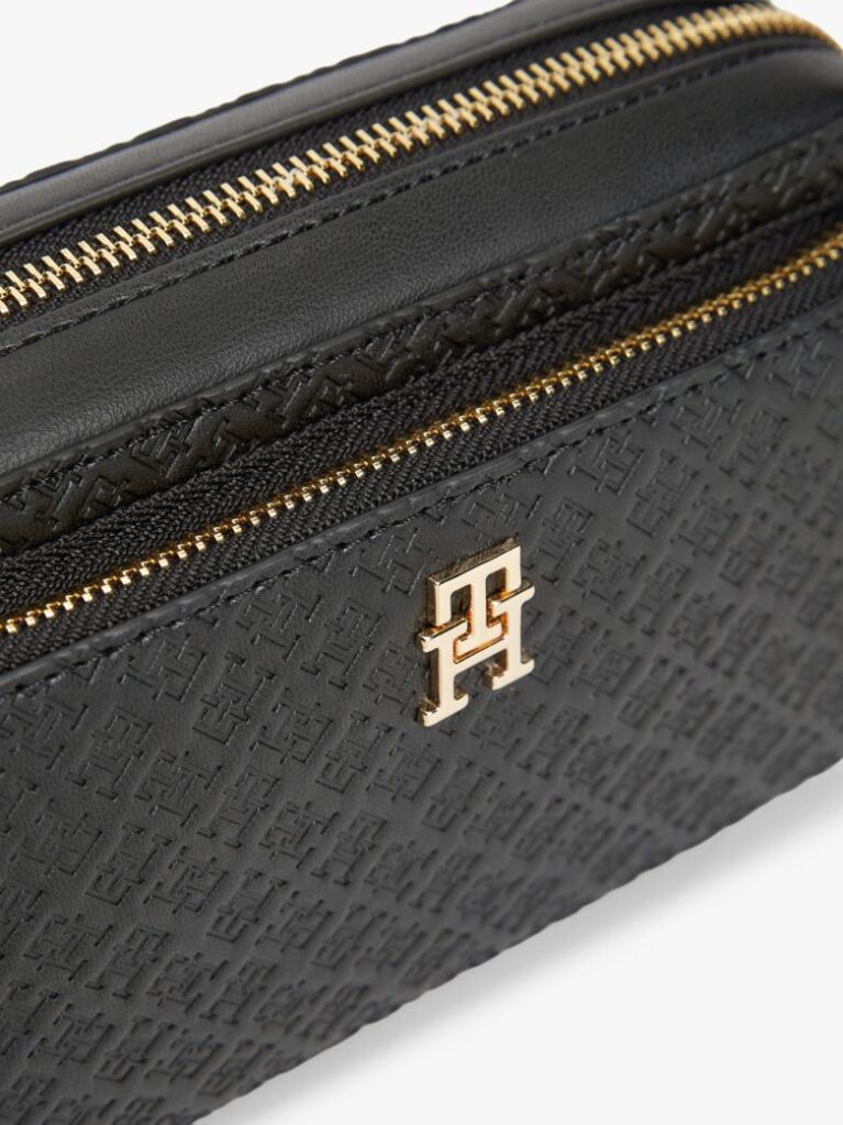 Black TH Monogram Crossbody Camera Bag  Women