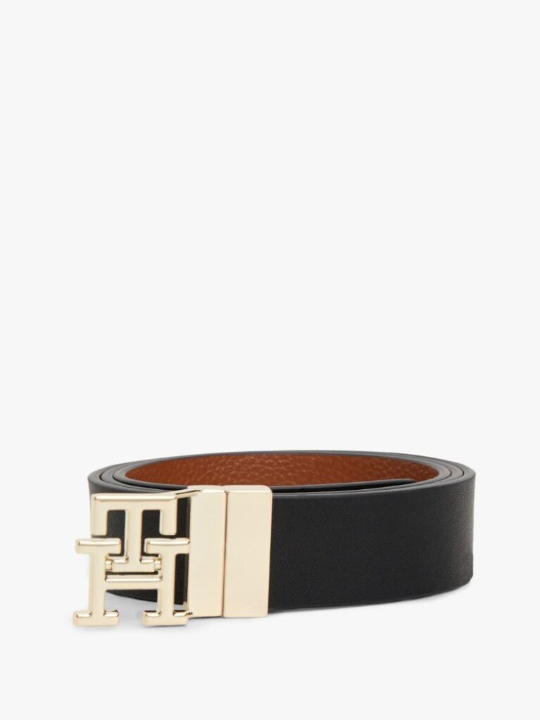 Multi TH Monogram Δερμάτινη Ζώνη  Γυναίκες