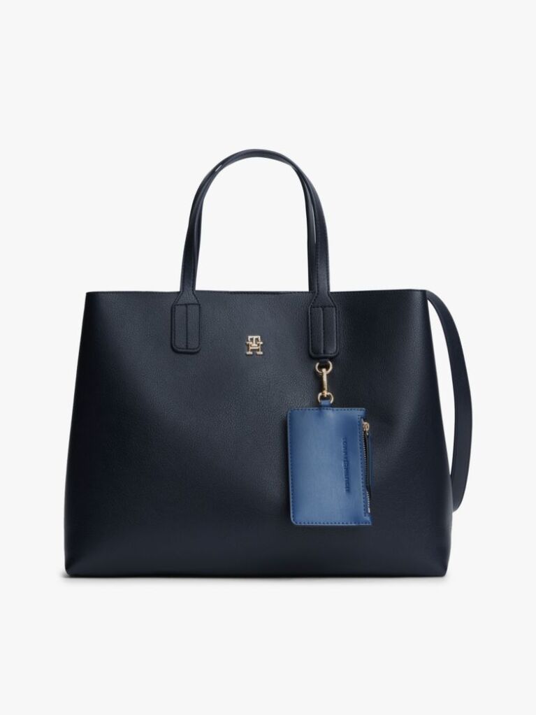 Blue Hilfiger Icon Pebble Grain Satchel  Women