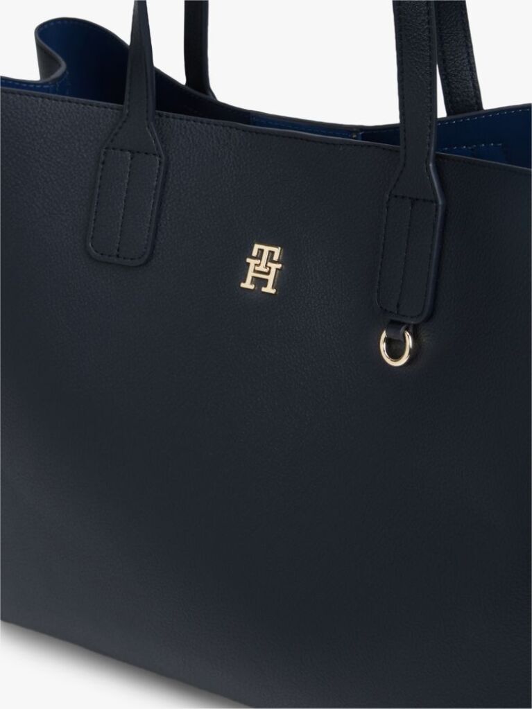 Blue Hilfiger Icon Pebble Grain Satchel  Women