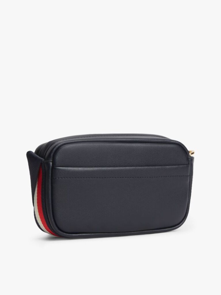 Blue Logo Tape Crossbody Camera Bag  Women