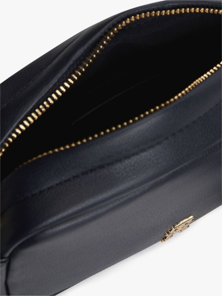Blue Logo Tape Crossbody Camera Bag  Women