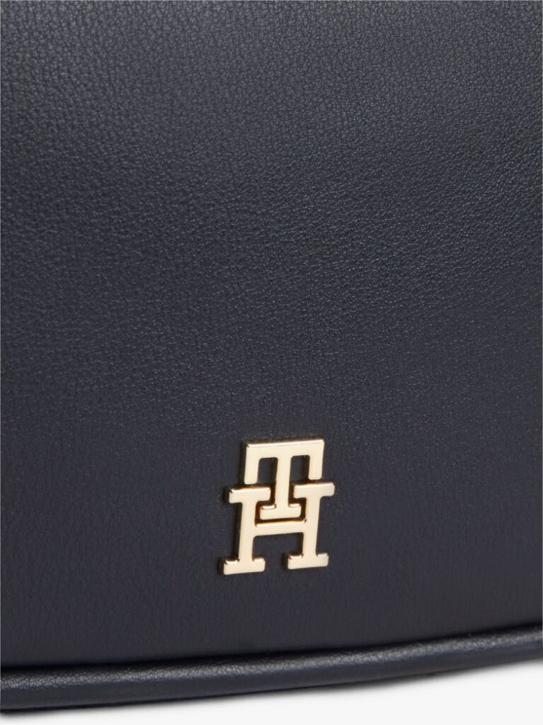 Blue Logo Tape Crossbody Camera Bag  Women