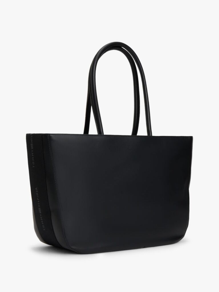 Μαύρο Hilfiger Icon Τσάντα Tote Με Λογότυπο  Γυναίκες