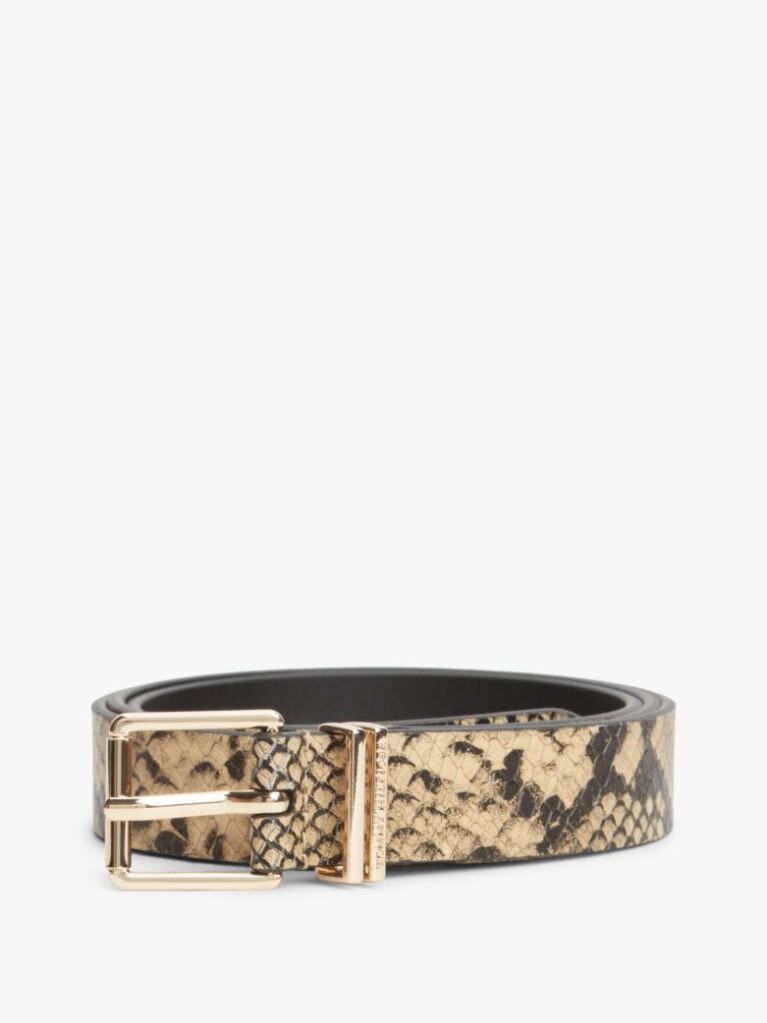 Multi Δερμάτινη Ζώνη Με Animal Print  Γυναίκες