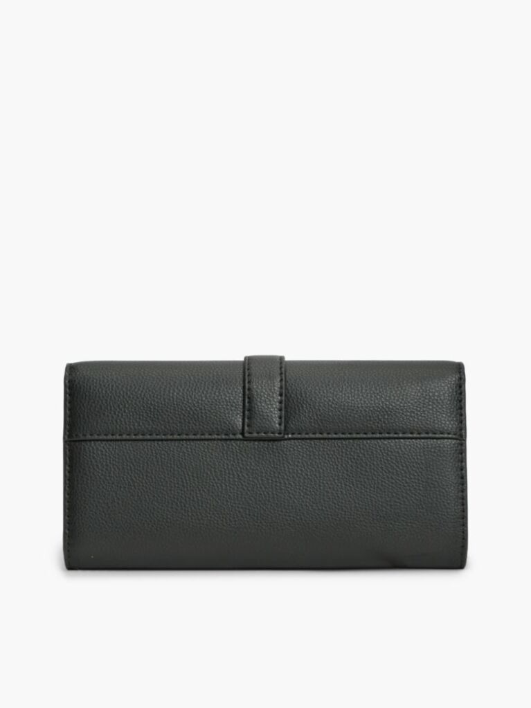 Black TH Monogram Flap Wallet  Women