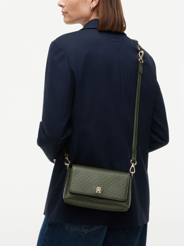 Green Hilfiger Icon Convertible Crossbody Bag  Women