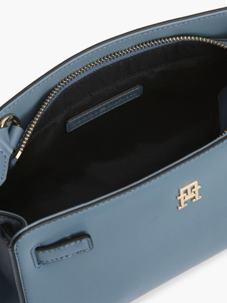 Blue Webbing Strap TH Monogram Crossbody Bag  Women