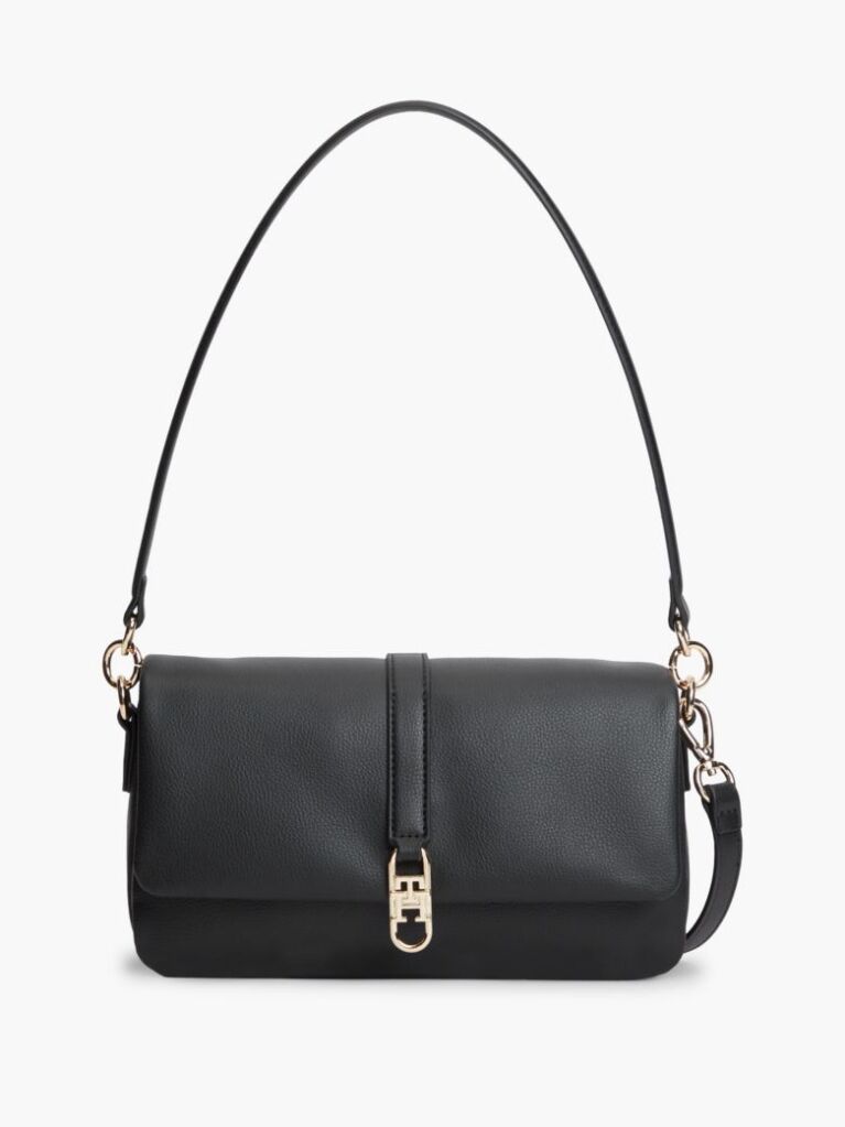Black TH Monogram Convertible Crossbody Bag  Women