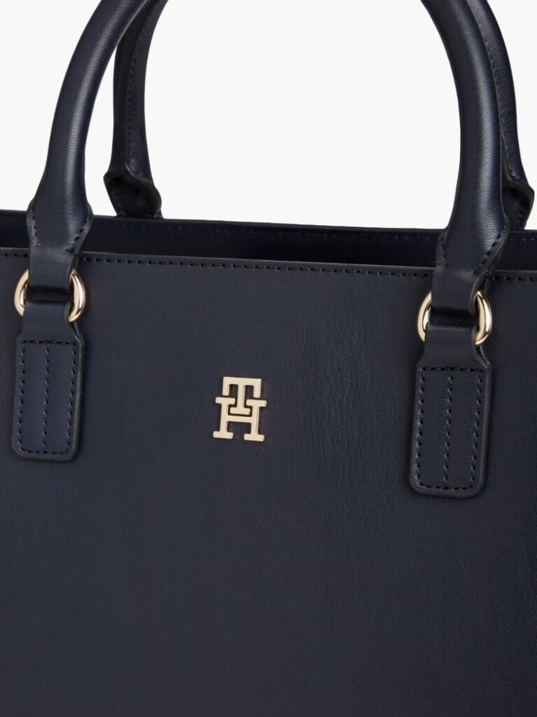 Blue TH Monogram Crossbody Satchel  Women