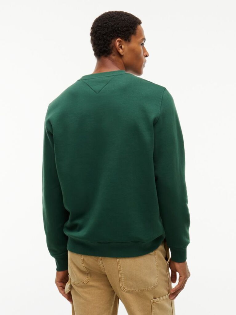 Green Logo Crew Neck Sweatshirt  Men
