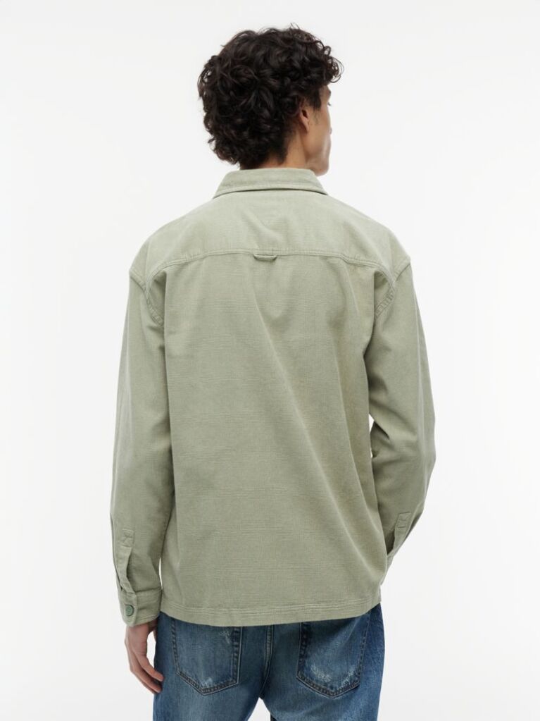 Πράσινο Φαρδύ Overshirt  Άνδρες