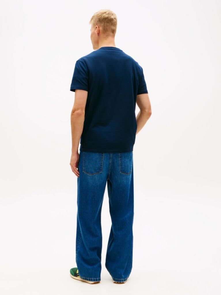 Blue Signature Logo Jersey T-Shirt  Men