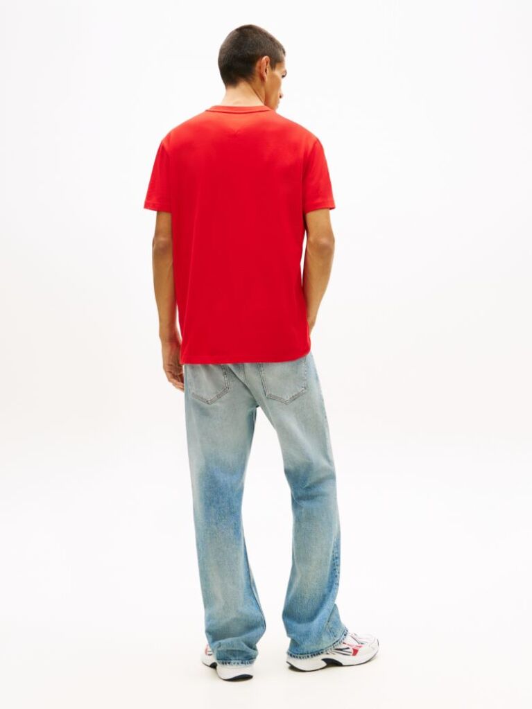 Red Signature Logo Jersey T-Shirt  Men