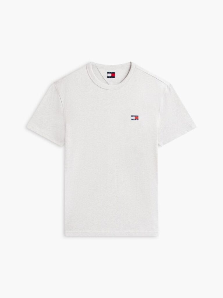 Grey Tonal Tommy Badge Jersey T-Shirt  Men
