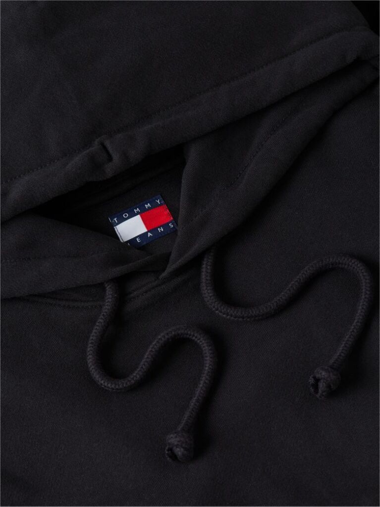 Μαύρο Hoody Με Signature Λογότυπο  Άνδρες