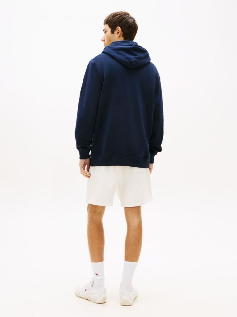 Μπλε Hoody Με Signature Λογότυπο  Άνδρες