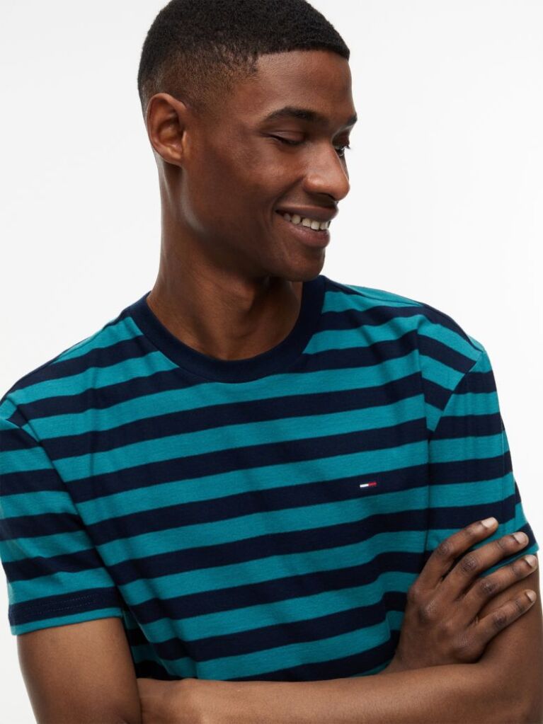 Multi T-Shirt Με Ρίγες Και Σημαία  Άνδρες