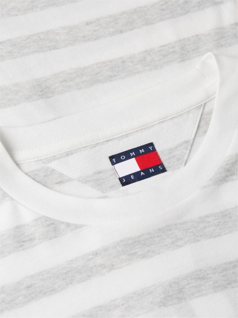 Multi Tommy Flag Stripe Long Sleeve T-Shirt  Men