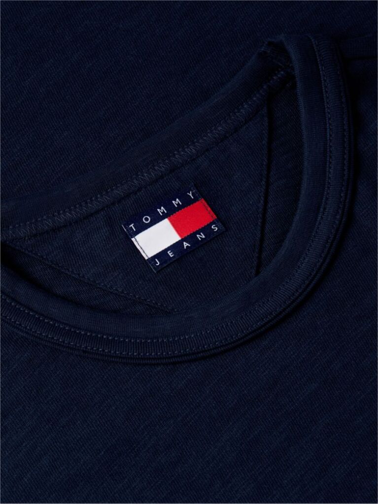 Μπλε Βαμβακερό T-Shirt  Άνδρες