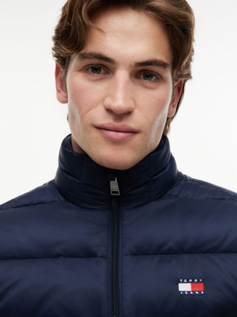 Blue Lightweight Ripstop Packable Down Gilet  Men