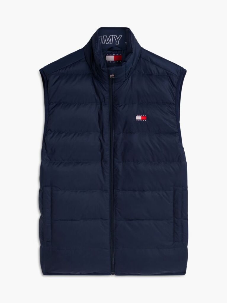 Blue Lightweight Ripstop Packable Down Gilet  Men