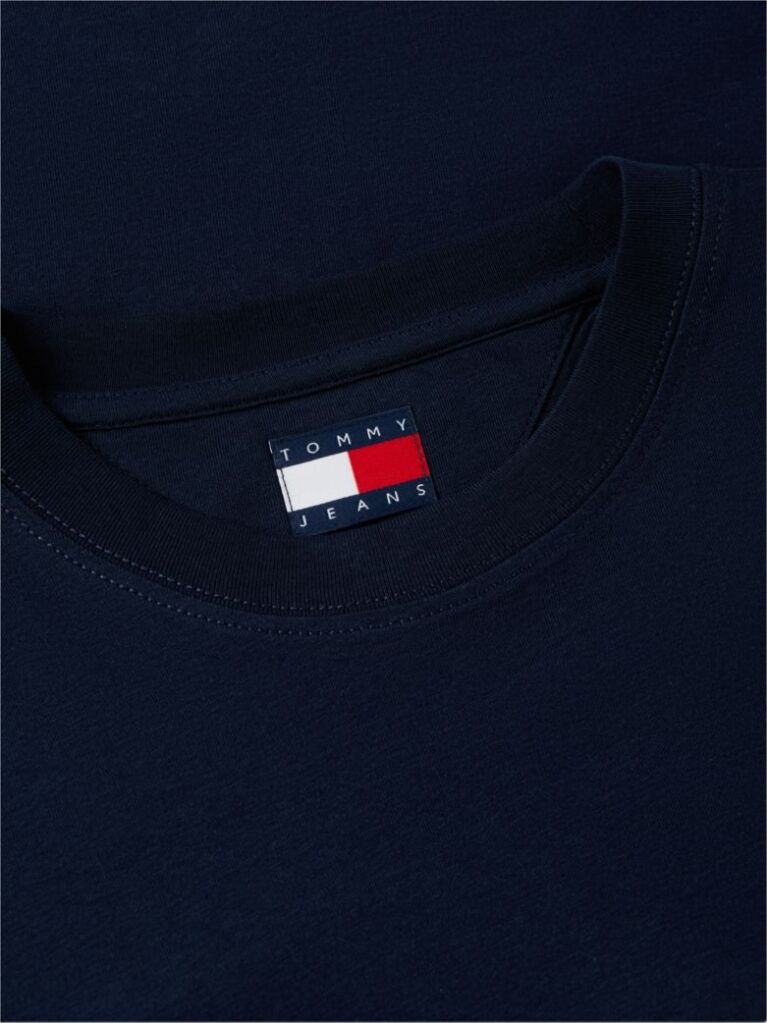 Μπλε Βαμβακερό T-Shirt  Άνδρες